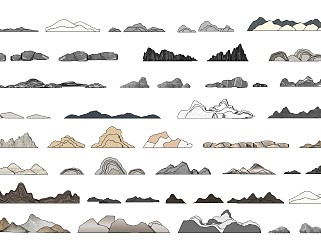 <em>新中式假山</em>片石拟山石造型石山